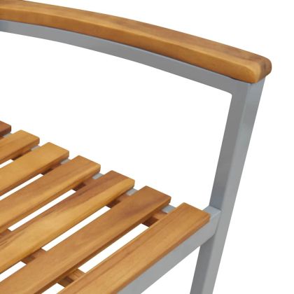 Комплект за хранене в градината 7 pcs Сив