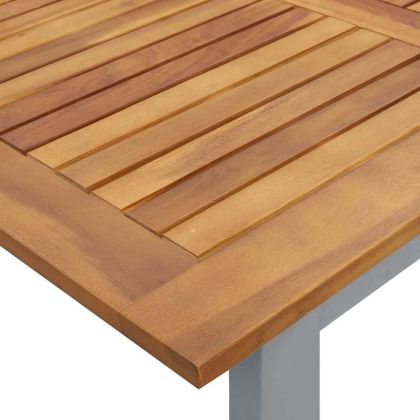 Комплект за хранене в градината 7 pcs Сив