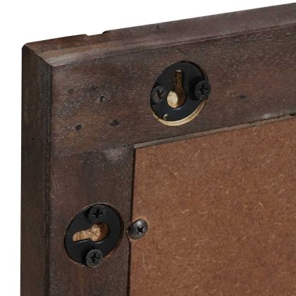 Комплект мебели за баня 3 pcs Орехово кафяво Инженерно дърво