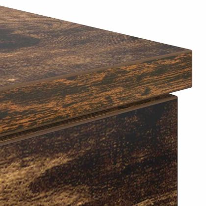 Бюро Опушен дъб Инженерна дървесина 140 x 49 x 76 см