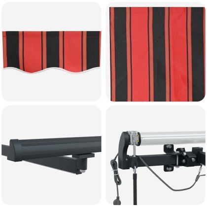 Текстил за сенник с Оранжево и кафяво 400 × 300 cm Полиестер