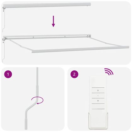 Сгъваем навес Многоцветен 400 × 300 cm Текстил и Метал