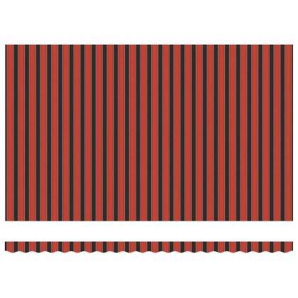 Сгъваем навес Оранжево и кафяво 500 × 300 cm Полиестер и метал