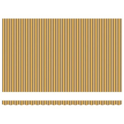 Сгъваем навес Многоцветен 500 × 300 cm Полиестер и алуминий