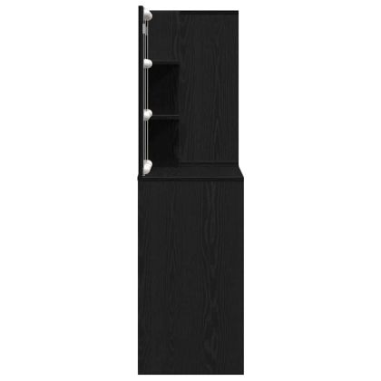 Комплект LED тоалетно огледало Черния дъб 140 x 40 x 140 см