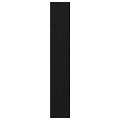 Рафт за книги 3 pcs Черния дъб 36 x 30 x 143 cm Инженерно дърво