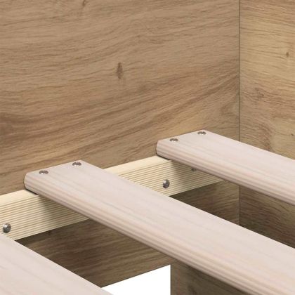 Легло-диван с таблото Дъб 90 x 190 cm Инженерно дърво