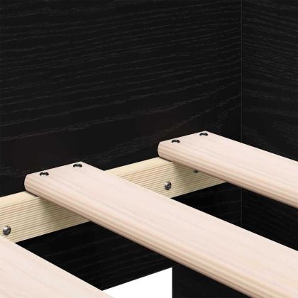 Легло-диван с таблото Черния дъб 90 x 190 cm Инженерно дърво