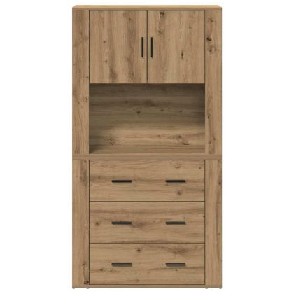Висок шкаф Дъб 80 x 33 x 150 см Инженерна дървесина