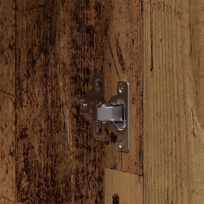 Комплект мебели за баня с рафт 4 pcs Кафяво Инженерно дърво