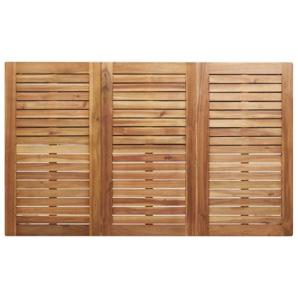 Комплект за хранене в градината 7 pcs Солидно акациево дърво