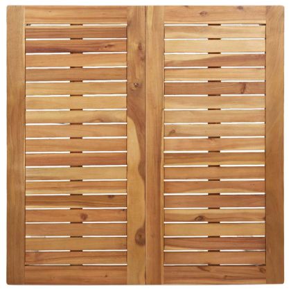 Комплект за хранене в градината 5 pcs Солидно акациево дърво