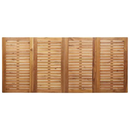 Комплект за хранене в градината 7 pcs Солидно акациево дърво