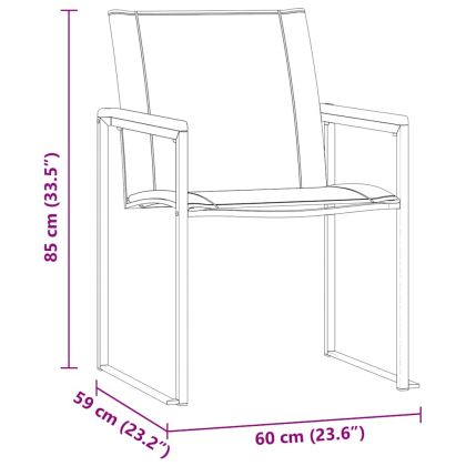 Комплект за хранене в градината 9 pcs Солидно акациево дърво