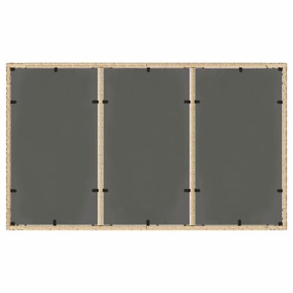 Комплект за хранене в градината 5 pcs Бежово полиратан