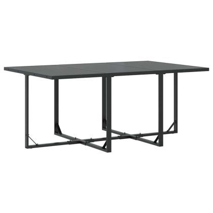 Комплект за хранене в градината 11 pcs Черно Стомана