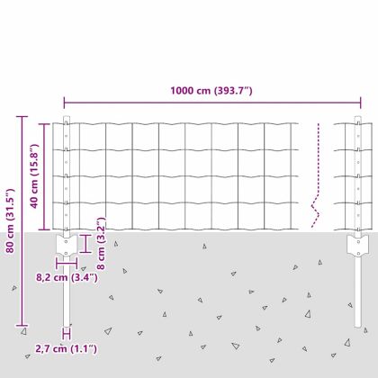 Ограда с пост Сив