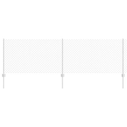 Ограда с пост Сребрист 0,8 x 10 m Стомана