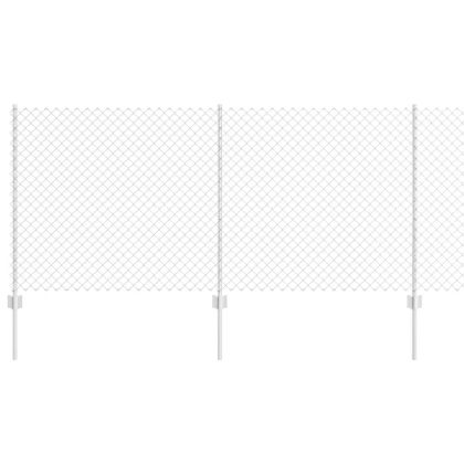 Ограда с пост Сребрист 1 x 10 m Стомана