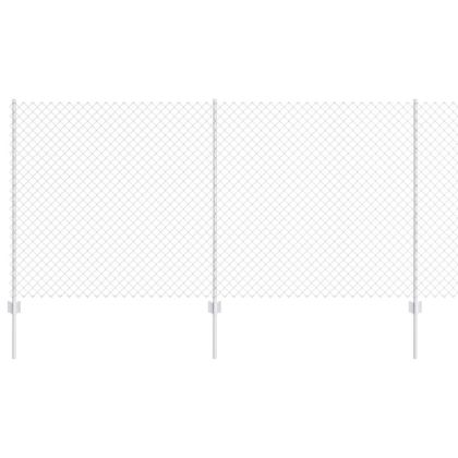 Ограда с пост Сребрист 1,2 x 10 m Стомана