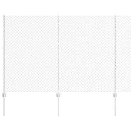 Ограда с пост Сребрист 1,5 x 10 m Стомана