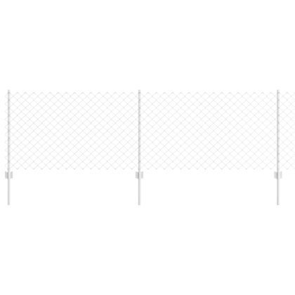 Ограда с пост Сребрист 0,8 x 25 m Стомана