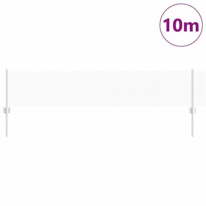 Ограда с пост Сребрист 0,4 x 10 м Стомана