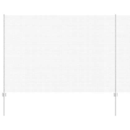 Ограда с пост Сребрист 1,5 x 10 m Стомана