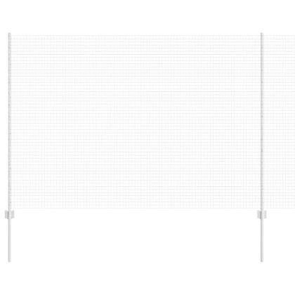 Ограда с пост Сребрист 1,5 x 10 m Стомана