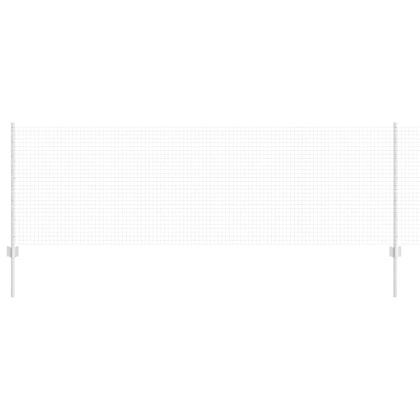 Ограда с пост Сребрист 0,8 x 25 m Стомана