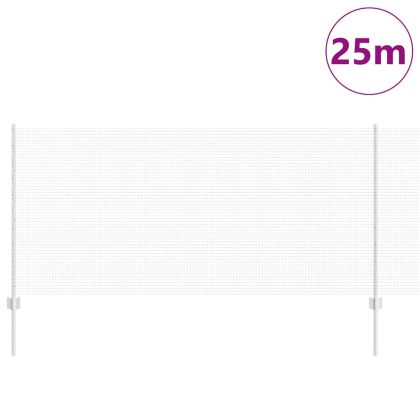 Ограда с пост Сребрист 1 x 25 m Стомана