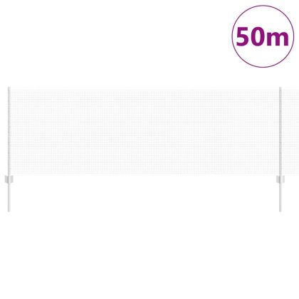 Ограда с пост Сребрист 0,8 x 50 м Стомана