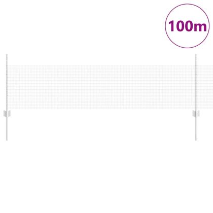 Ограда с пост Сребрист 0,5 x 100 м Стомана