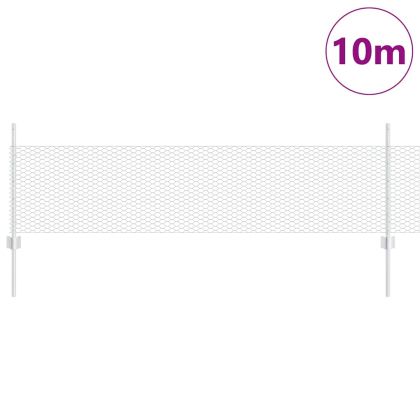 Ограда с пост Сребрист 0,5 x 10 м Стомана