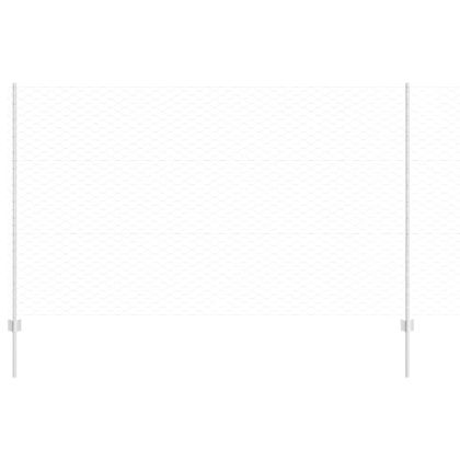 Ограда с пост Сребрист 1,4 x 10 m Стомана