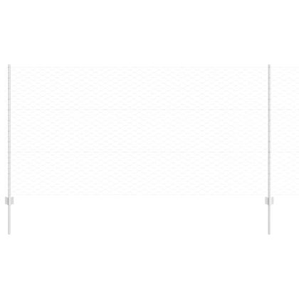 Ограда с пост Сребрист 1,2 x 25 m Стомана