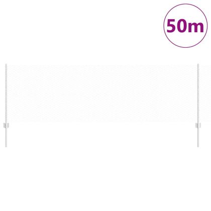 Ограда с пост Сребрист 0,8 x 50 м Стомана