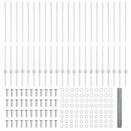 Ограда с пост Сребрист 1,2 x 50 m Стомана
