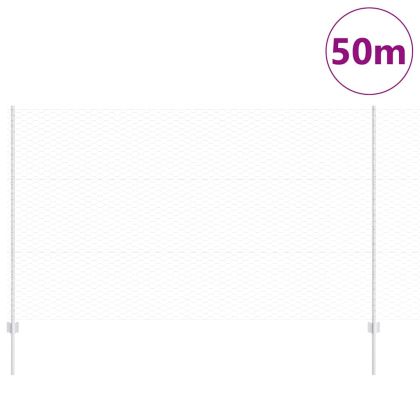 Ограда с пост Сребрист 1,4 x 50 m Стомана