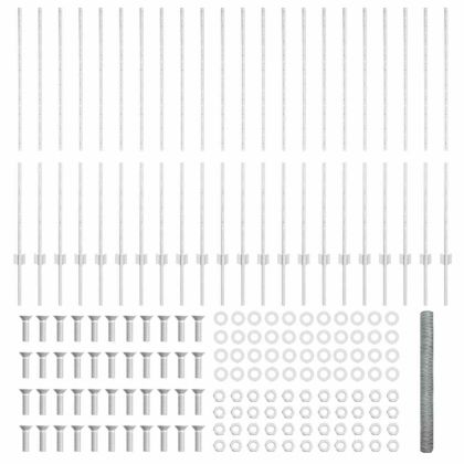 Ограда с пост Сребрист 1,4 x 50 m Стомана