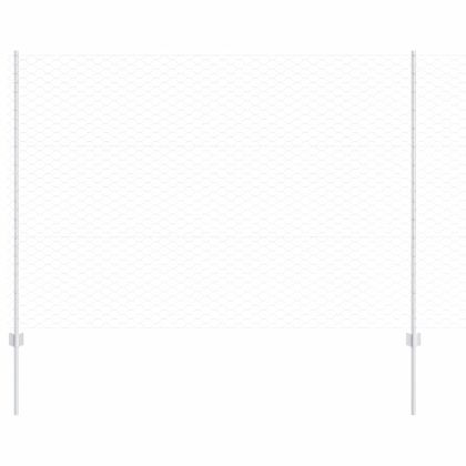 Ограда с пост Сребрист 1,5 x 50 m Стомана