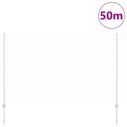 Ограда с пост Сребрист 1,5 x 50 m Стомана