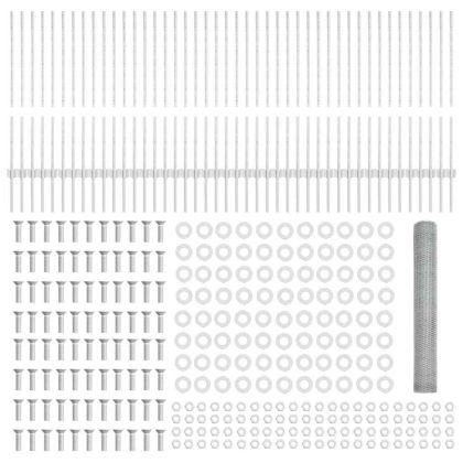 Ограда с пост Сребрист 1 x 100 m Стомана