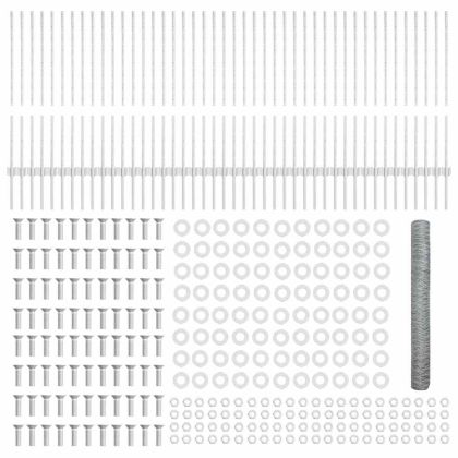 Ограда с пост Сребрист 1 x 100 m Стомана
