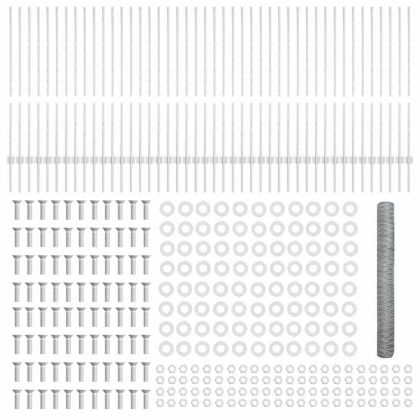 Ограда с пост Сребрист 1,2 x 100 m Стомана