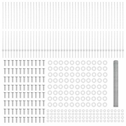 Ограда с пост Сребрист 1,5 x 100 м Стомана