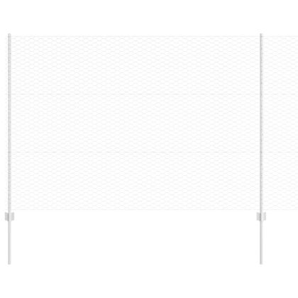 Ограда с пост Сребрист 1,5 x 100 м Стомана