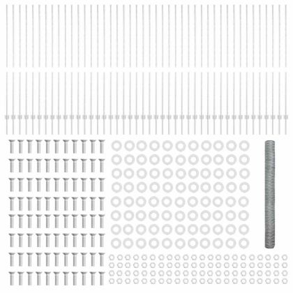 Ограда с пост Сребрист 1,6 x 100 m Стомана