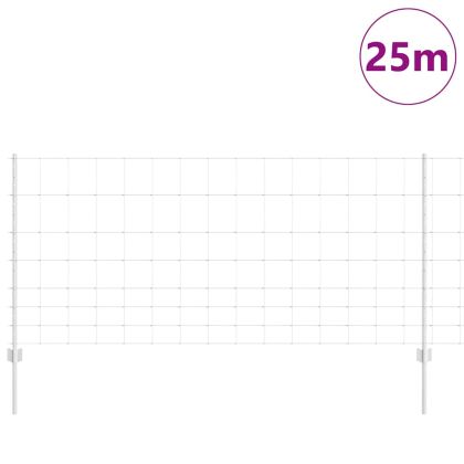 Ограда с пост Сребрист 1 x 25 m Стомана