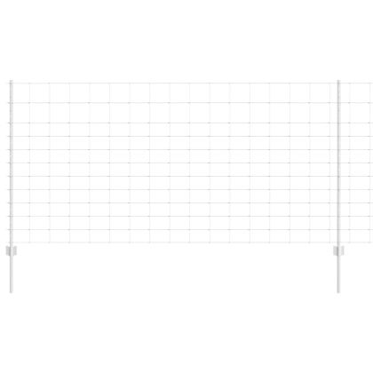 Ограда с пост Сребрист 1,2 x 25 m Стомана